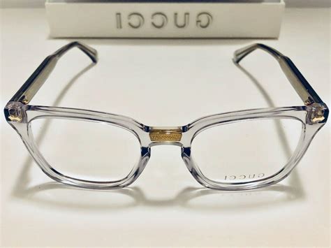 gucci clear prescription glasses